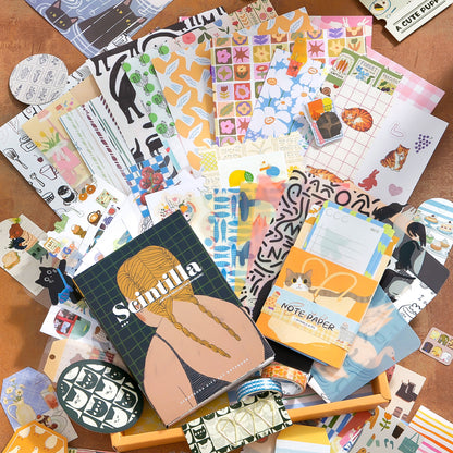 Inspiration Moment Warm Journal  Sticker 157pcs
