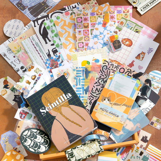 Inspiration Moment Warm Journal  Sticker 157pcs