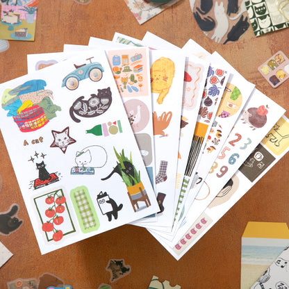 Inspiration Moment Warm Journal  Sticker 157pcs