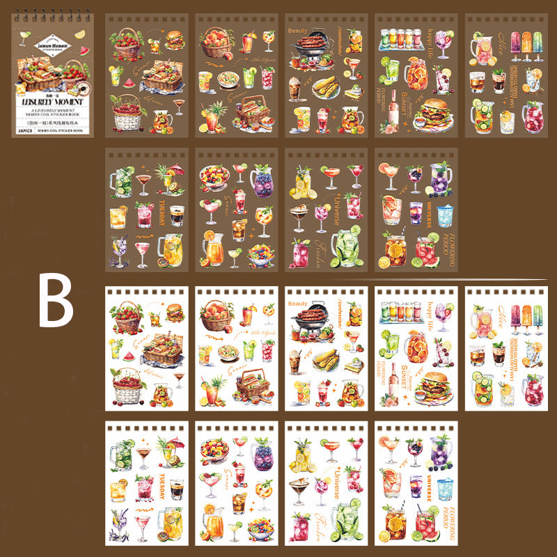 Leisurely Moment Sticker 18pcs