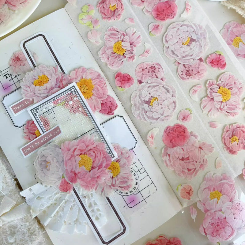 5cm*100cm Peony Powder Tape