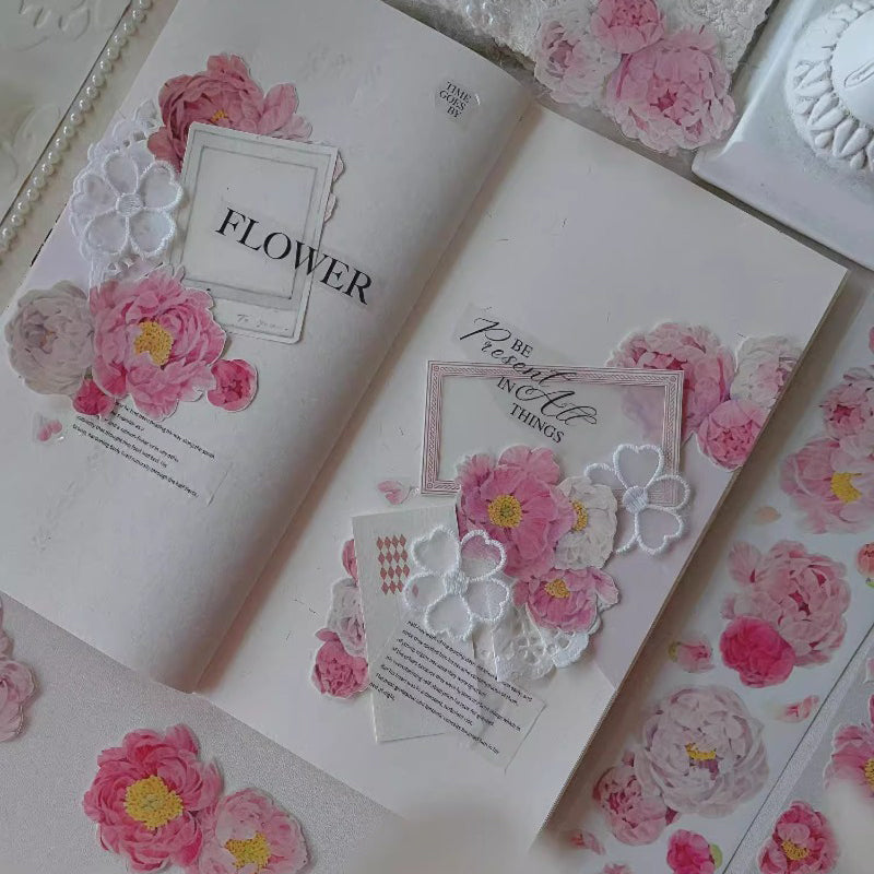 5cm*100cm Peony Powder Tape