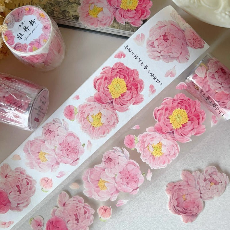 5cm*100cm Peony Powder Tape