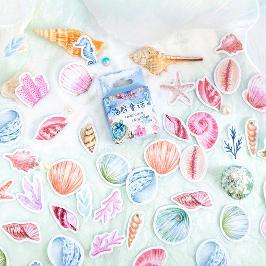 Seabed Fairy Tale Stickers 45pcs
