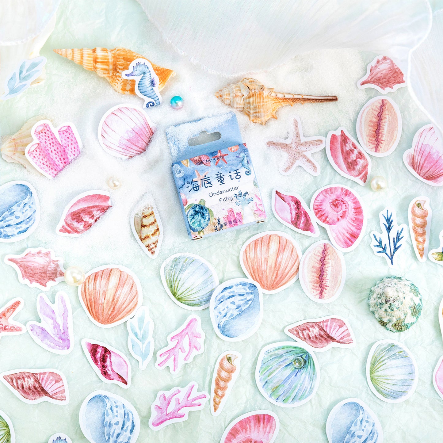 Seabed Fairy Tale Stickers 45pcs