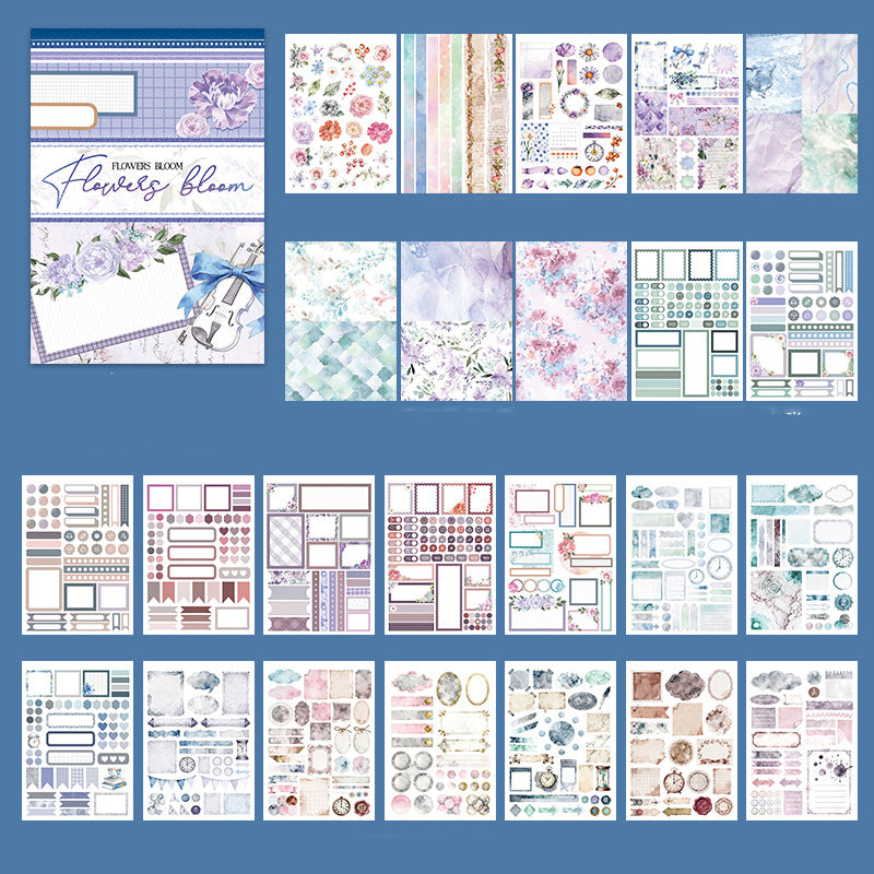 Flower Bloom Sticker Book