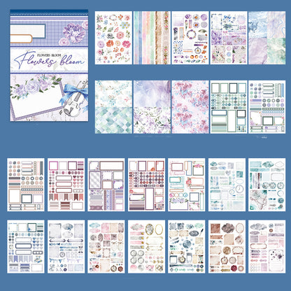 Flower Bloom Sticker Book