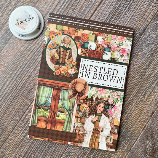 Nestled In Brown Sticker Book