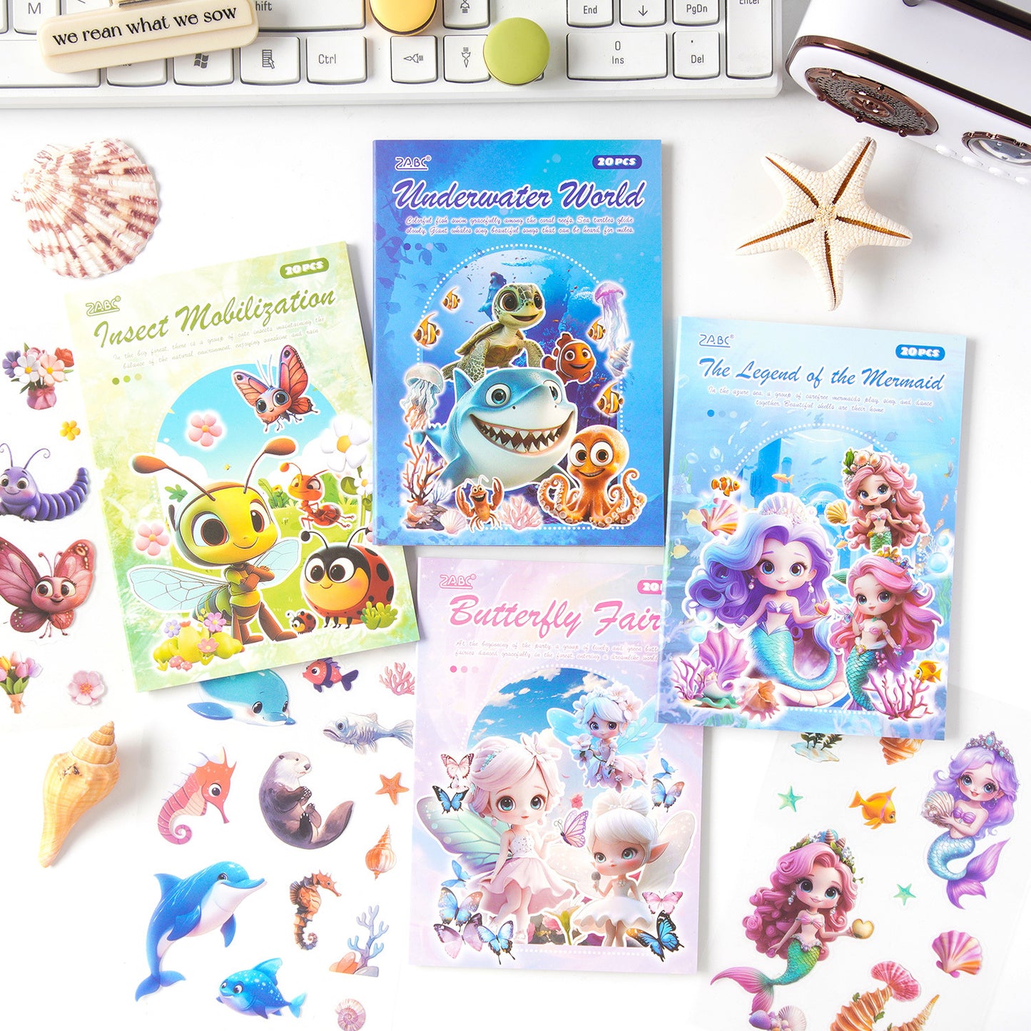 Wanxiang Biology Sticker 20pcs