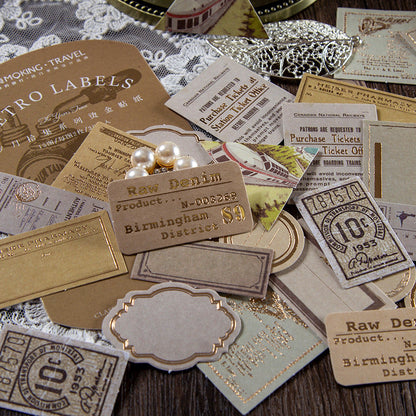 Hot Foil Embossing Label Stickers