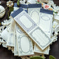 Vintage Papers for Scrapbooking and Decoupage 50pcs