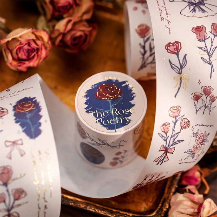 The Rose Poetry Washi Tapes
