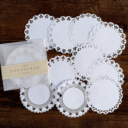 Hollow Lace Cut Decorative Papers