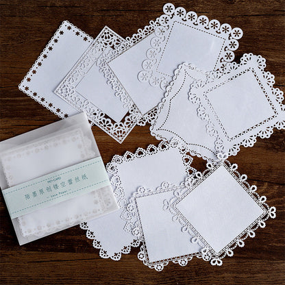 Hollow Lace Cut Decorative Papers