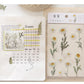 Plant and Flower Scrapbooking Stickers 6 Sheets