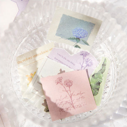 Beautiful Time Flower Memo Pad 60pcs