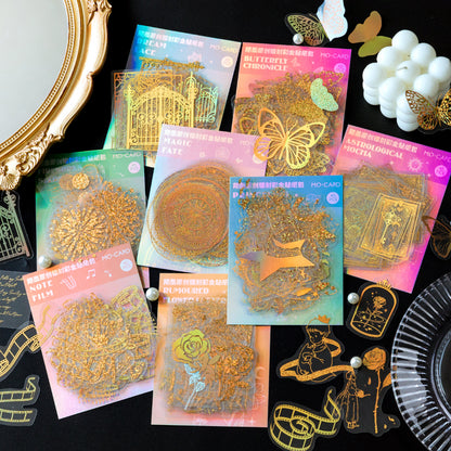 Hot Stamped Gold Sticker Pack