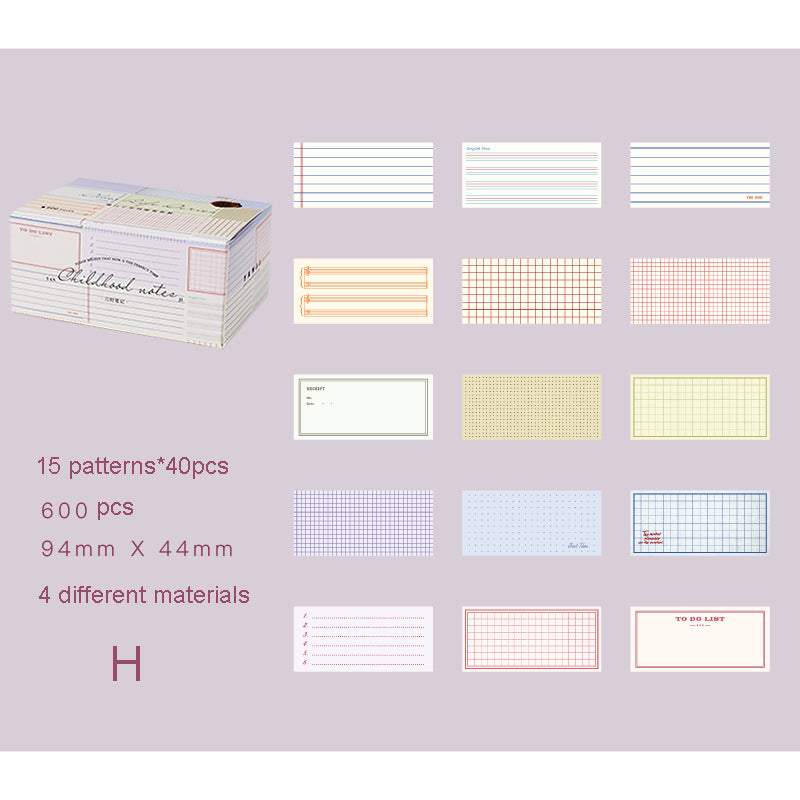 The Perfect Time Sticky Note 600pcs