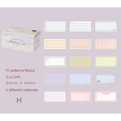 The Perfect Time Sticky Note 600pcs