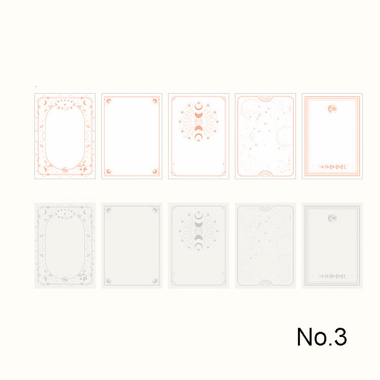 Dual Material Collage Cards Paper 10pcs