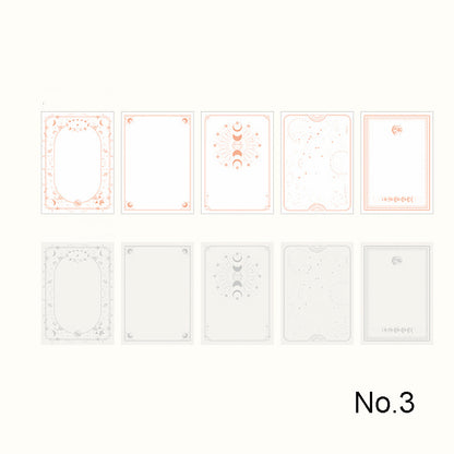 Dual Material Collage Cards Paper 10pcs
