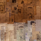 Vintage Scrapbooking Dekoratives Collagepapier 60 Stück