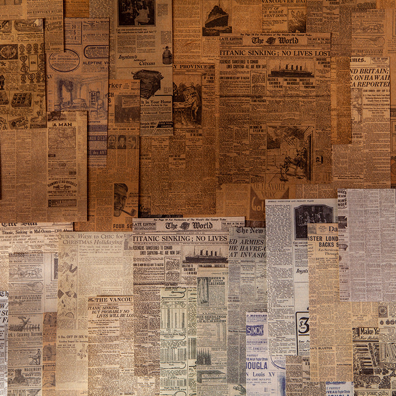 Vintage Scrapbooking Dekoratives Collagepapier 60 Stück
