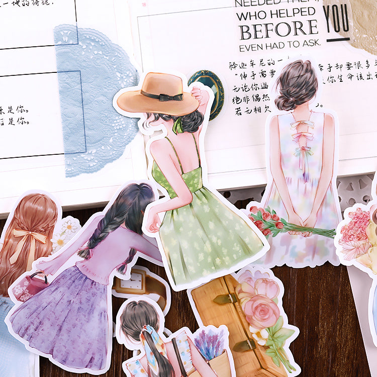 Lady Girl Fashion Outfit Stickers Wholesale sticker supplier Lady Girl  Fashion Outfit Stickers