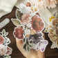 Flower Essay Theme Stickers 20pcs