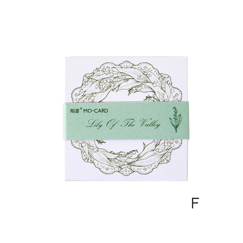 Papel de álbum de recortes de la serie Flower Vine 15pcs