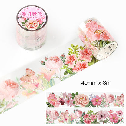 Flowers in the Garden PET Tape