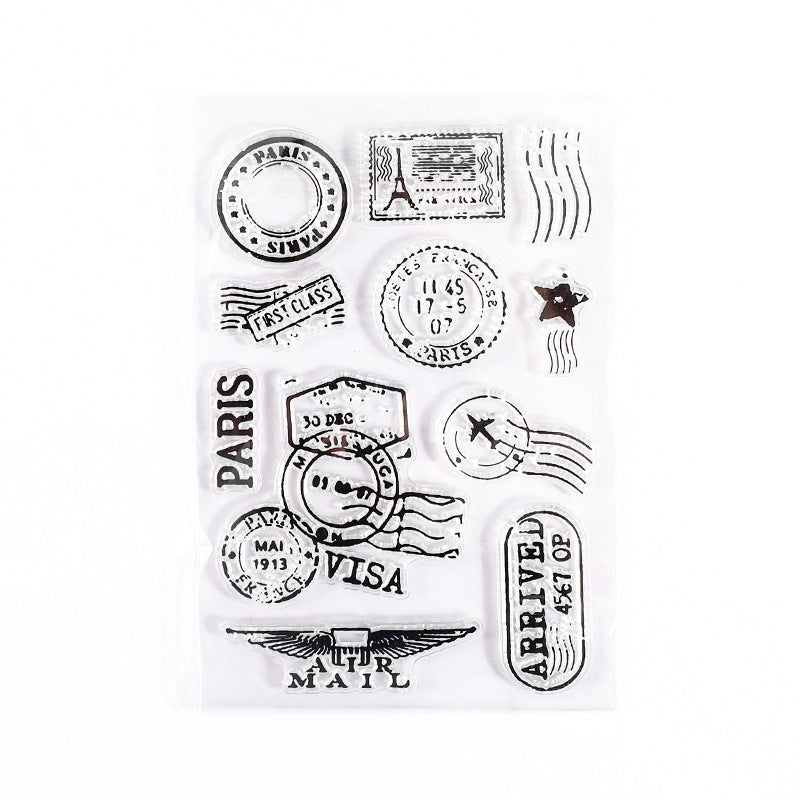 Vigoat1 French Transparent Clear Stamp for DIY Scrapbooking/Card Making  C109-11 : : Home