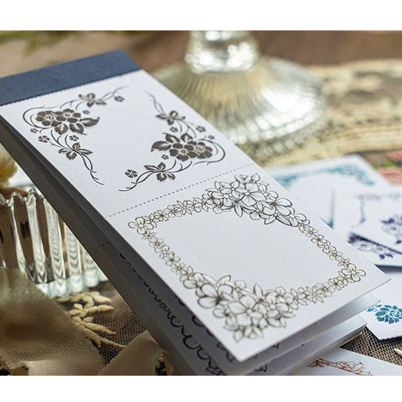 Plant Theme Embossed Notepad