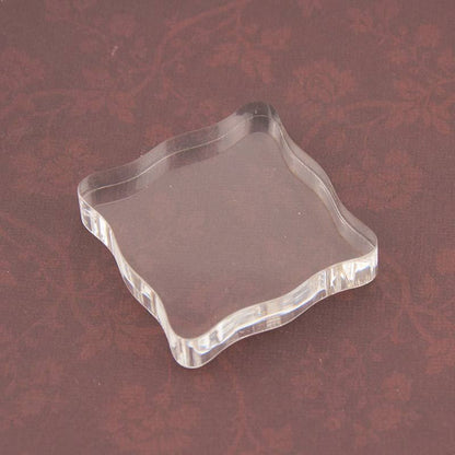 Clear Acrylic Stamp Block