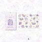 Hot Stamping Floral Sticker