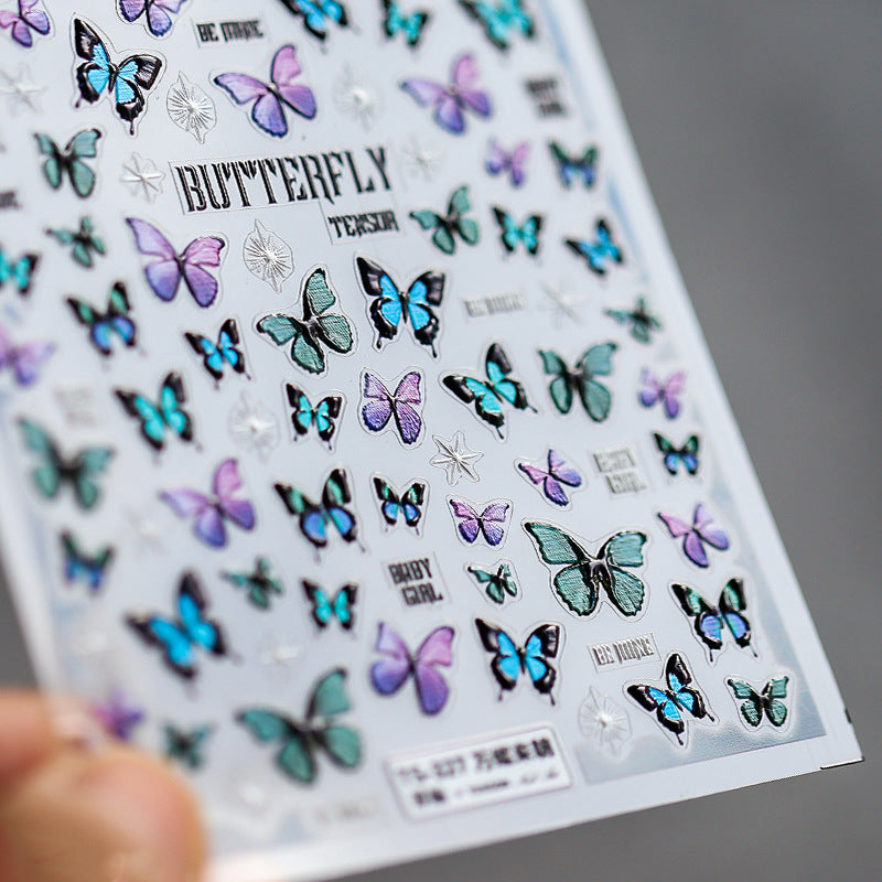 Embossed Mini Sticker Embossed Stickers for Mini Book – Estarcase