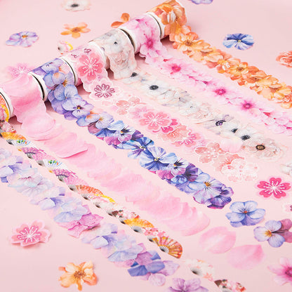 Blooming Flowers Washi Tape 50pcs