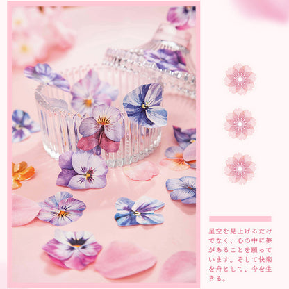 Blooming Flowers Washi Tape 50pcs