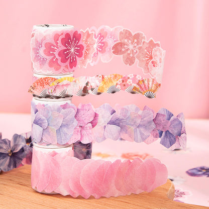 Blooming Flowers Washi Tape 50pcs