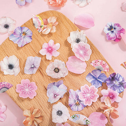 Blooming Flowers Washi Tape 50pcs