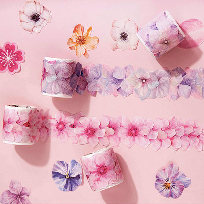 Blooming Flowers Washi Tape 50pcs