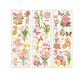 Hot Foil Flower and Butterfly Stickers