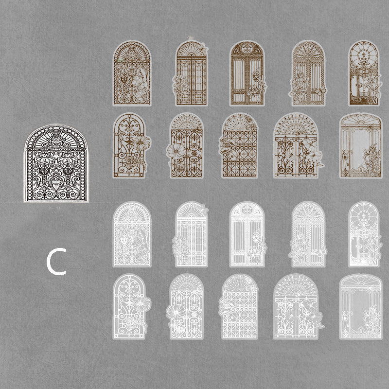 Gothic Castle Series Deco Paper 20pcs