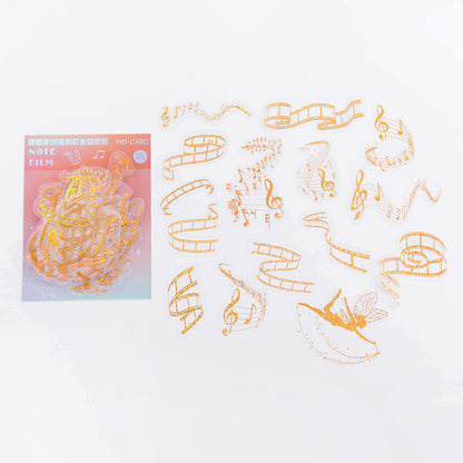 Hot Stamped Gold Sticker Pack