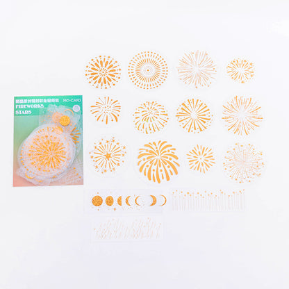 Hot Stamped Gold Sticker Pack