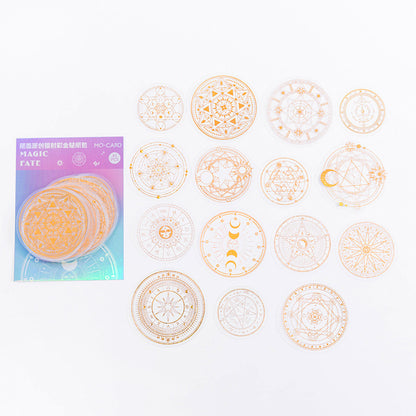 Hot Stamped Gold Sticker Pack