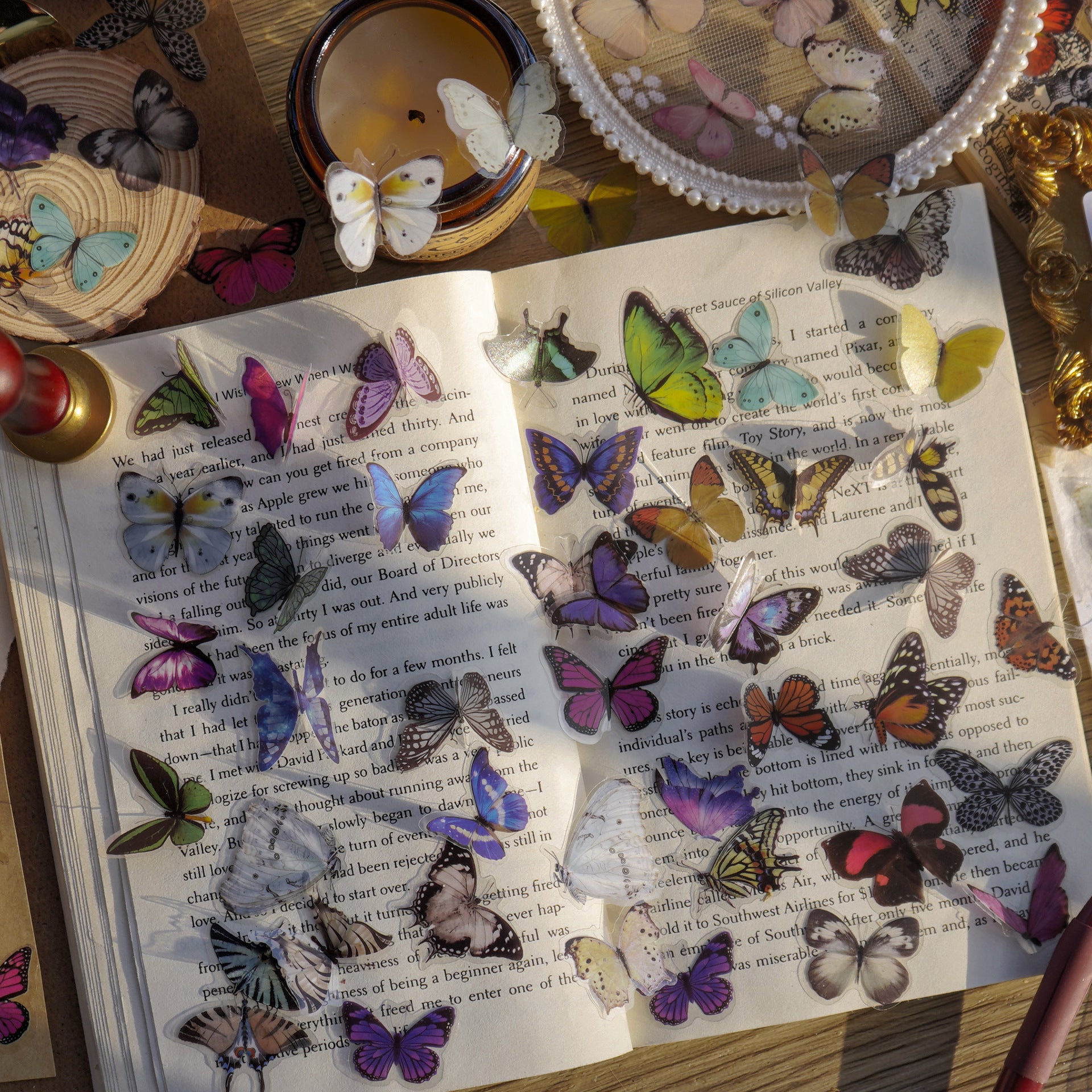 The World of Butterfies Sticker 40pcs