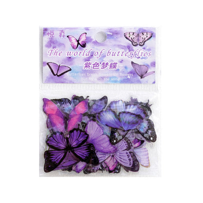 The World of Butterfies Sticker 40pcs