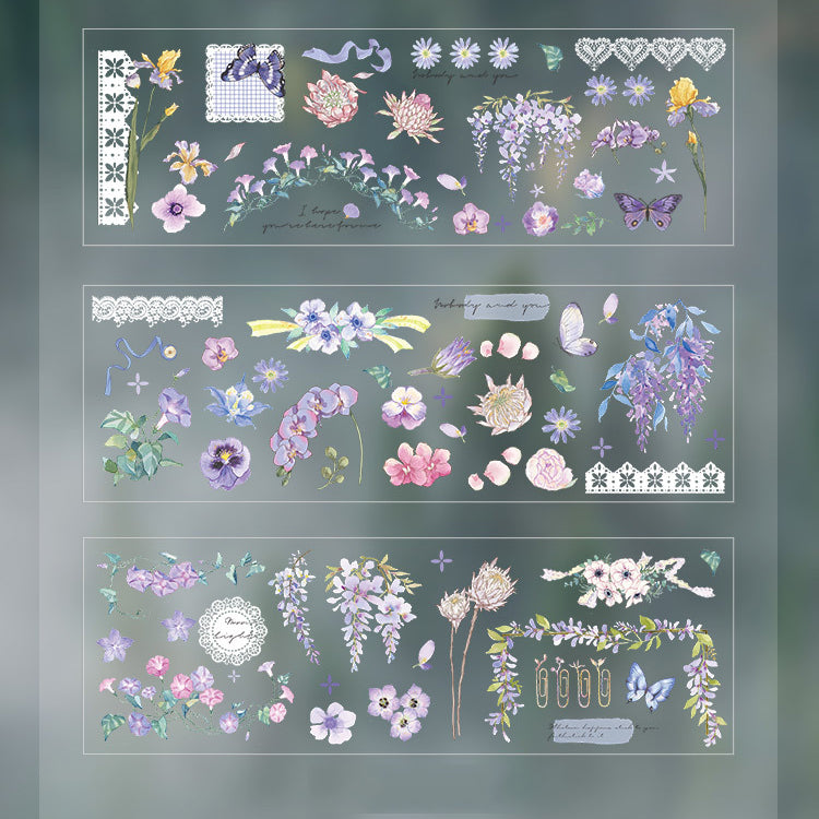 Realm of Flowers and Plants Stickers