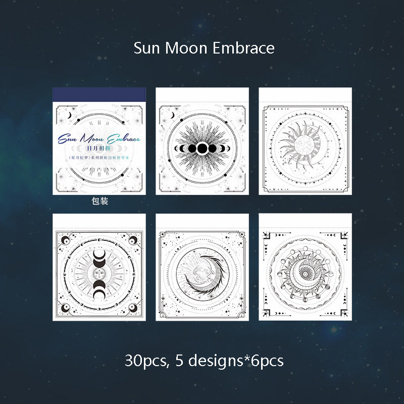 Star and Moon Chronicle Dream Memo Notepad